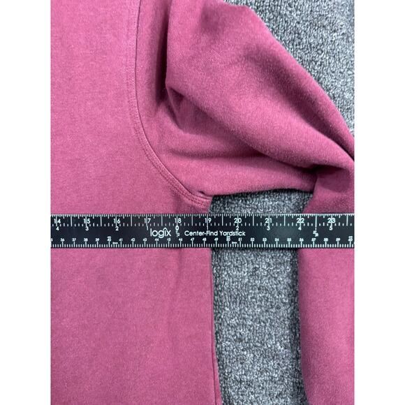 Duluth Trading Co Souped-Up Fleece Full Zip Up Robe Womens Size XS Maroon - Picture 6 of 6